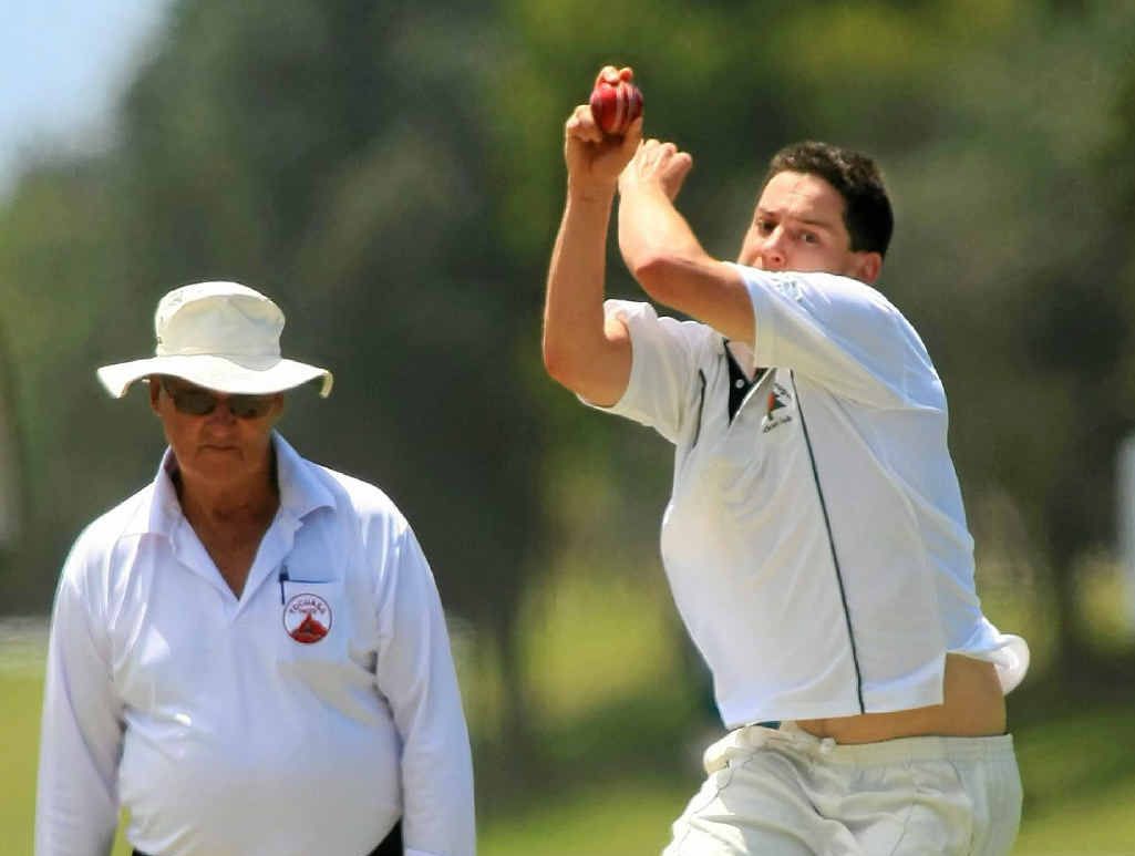 A file picture of Mick Anderson letting one rip for Cudgen in the Far North Coast LJ Hooker League. A file picture of Mick Anderson letting one rip for Cudgen in the Far North Coast LJ Hooker League.